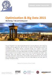 Optimization and Big Data 2015 booklet