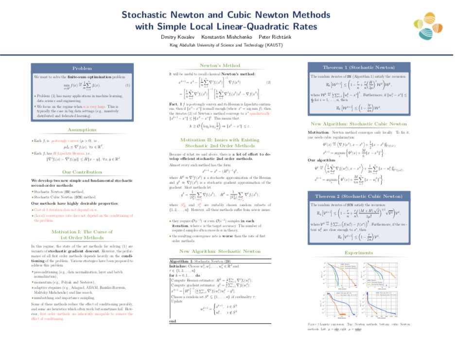 Stochastic Newton
                       Methods